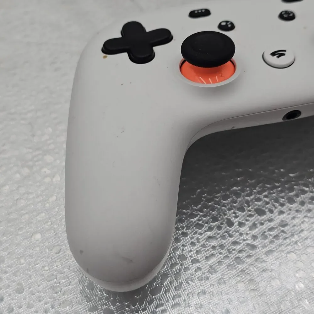 Google Stadia H2B White Bluetooth Premier Edition Controller w/ Type C Cable